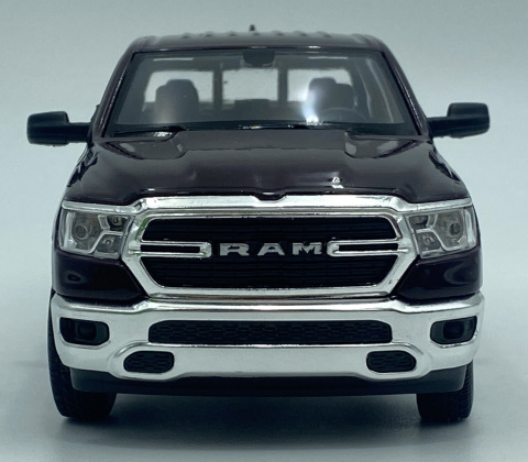 RAM 1500 Hemi 2019 Bighorn pickup model Welly 1:27 bordowy RAM 1500 Hemi 2019 Bighorn pickup model Welly 1:27 bordowy