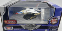 Samolot F-16 Fighting Falcon duży model podstawka METAL Motormax biały z uzbrojeniem