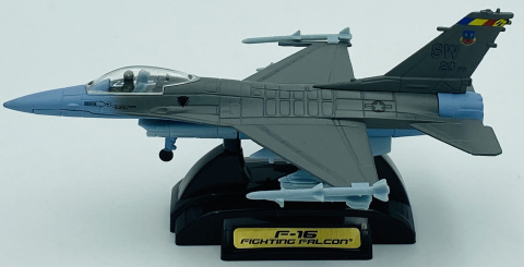 Samolot F-16 Fighting Falcon duży model podstawka METAL Motormax z uzbrojeniem Samolot F-16 Fighting Falcon duży model podstawka METAL Motormax z uzbrojeniem