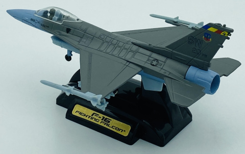 Samolot F-16 Fighting Falcon duży model podstawka METAL Motormax z uzbrojeniem Samolot F-16 Fighting Falcon duży model podstawka METAL Motormax z uzbrojeniem