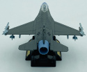 Samolot F-16 Fighting Falcon duży model podstawka METAL Motormax z uzbrojeniem