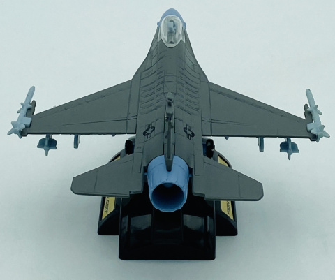 Samolot F-16 Fighting Falcon duży model podstawka METAL Motormax z uzbrojeniem Samolot F-16 Fighting Falcon duży model podstawka METAL Motormax z uzbrojeniem