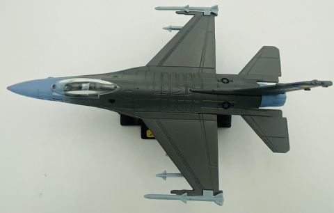 Samolot F-16 Fighting Falcon duży model podstawka METAL Motormax z uzbrojeniem Samolot F-16 Fighting Falcon duży model podstawka METAL Motormax z uzbrojeniem