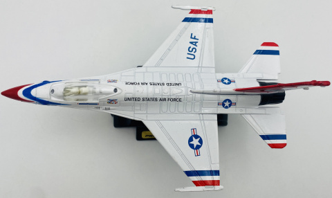 Samolot F-16 Fighting Falcon duży model podstawka METAL Motormax bez uzbrojenia Samolot F-16 Fighting Falcon duży model podstawka METAL Motormax bez uzbrojenia