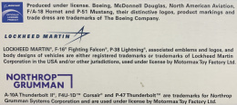 Samolot Vought F-4U 1D Corsair duży model podstawka METAL Motormax 76355