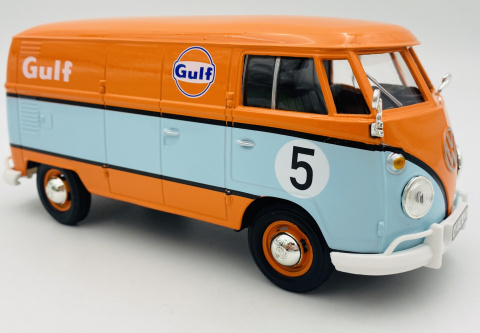 VW Type 2 T1 Delivery Van GULF model 1:24 Motormax 79649 VW Type 2 T1 Delivery Van GULF model 1:24 Motormax 79649