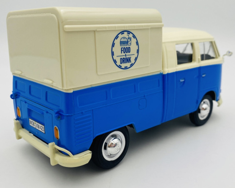 VW Type 2 T1 Food Truck model 1:24 Motormax 79576 VW Type 2 T1 Food Truck model 1:24 Motormax 79576