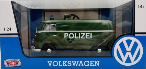 VW Type 2 T1 Polizei Policja niemiecka model 1:24 Motormax 79574 VW Type 2 T1 Polizei Policja niemiecka model 1:24 Motormax 79574