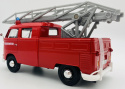 VW Type 2 T1 straż pożarna z drabiną model 1:24 Motormax 79584