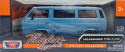 VW Type 2 (T3) Transporter 1:24 Motormax 79376 niebieski VW Type 2 (T3) Transporter 1:24 Motormax 79376 niebieski