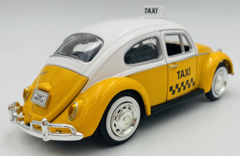 Volkswagen VW Beetle Taxi 1966 1:24 Motormax 79577 żółty Volkswagen VW Beetle Taxi 1966 1:24 Motormax 79577 żółty