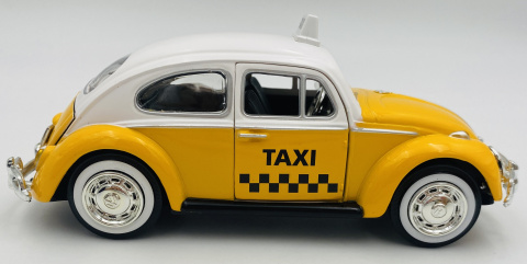 Volkswagen VW Beetle Taxi 1966 1:24 Motormax 79577 żółty Volkswagen VW Beetle Taxi 1966 1:24 Motormax 79577 żółty