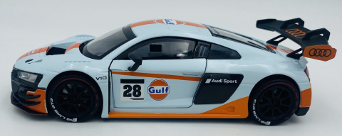 Audi R8 LMS GT3 GULF Livery model 1:24 Motormax 79667 Audi R8 LMS GT3 GULF Livery model 1:24 Motormax 79667