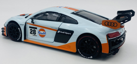 Audi R8 LMS GT3 GULF Livery model 1:24 Motormax 79667 Audi R8 LMS GT3 GULF Livery model 1:24 Motormax 79667