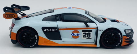 Audi R8 LMS GT3 GULF Livery model 1:24 Motormax 79667 Audi R8 LMS GT3 GULF Livery model 1:24 Motormax 79667