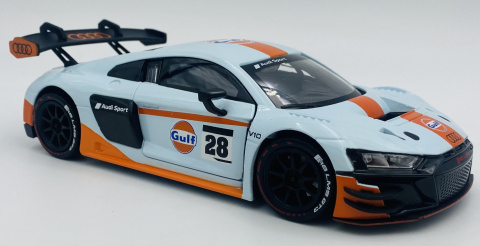 Audi R8 LMS GT3 GULF Livery model 1:24 Motormax 79667 Audi R8 LMS GT3 GULF Livery model 1:24 Motormax 79667
