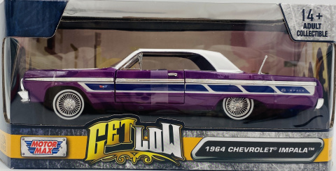 Chevrolet Impala 1964 1:24 Motormax 79021 fioletowy Chevrolet Impala 1964 1:24 Motormax 79021 fioletowy