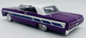 Chevrolet Impala 1964 1:24 Motormax 79021 fioletowy