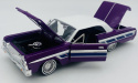 Chevrolet Impala 1964 1:24 Motormax 79021 fioletowy