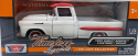 Chevy Apache Fleetside Pickup 1:24 Motormax 79311 biały - czerwony dach