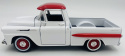 Chevy Apache Fleetside Pickup 1:24 Motormax 79311 biały - czerwony dach