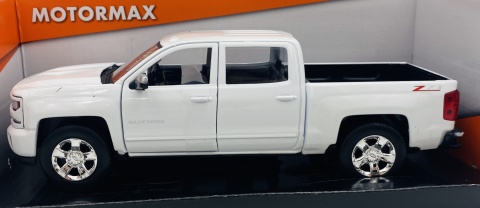 Chevy Silverado 1500 LT-Z71 2017 1:27 Motormax 79348 biały Chevy Silverado 1500 LT-Z71 2017 1:27 Motormax 79348 biały