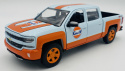 Chevy Silverado 1500 LT Z71 Crew Cab GULF Livery model 1:27 Motormax 79666