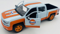 Chevy Silverado 1500 LT Z71 Crew Cab GULF Livery model 1:27 Motormax 79666