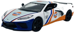 Corvette C8 2020 Gulf Livery model 1:24 Motormax 79664