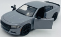 DODGE Charger SXT 2023 model 1:24 Motormax 79387 szary