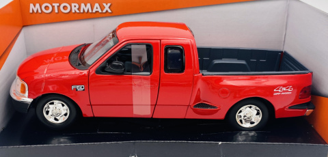 Ford F-150 Flareside Supercab Pickup 2001 1:24 Motormax 73284 czerwony Ford F-150 Flareside Supercab Pickup 2001 1:24 Motormax 73284 czerwony