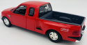 Ford F-150 Flareside Supercab Pickup 2001 1:24 Motormax 73284 czerwony