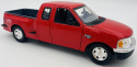 Ford F-150 Flareside Supercab Pickup 2001 1:24 Motormax 73284 czerwony