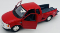 Ford F-150 Flareside Supercab Pickup 2001 1:24 Motormax 73284 czerwony