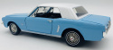 Ford Mustang 1/2 1964 hard top Bond Thunderball model 1:18 Motormax 79834