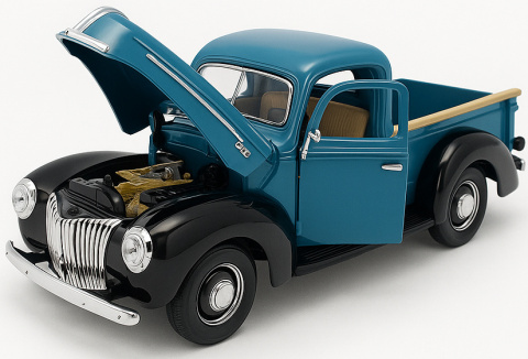 Ford Pickup Jailbar 1942-1947 1:24 Motormax 79388 Ford Pickup Jailbar 1942-1947 1:24 Motormax 79388