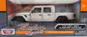 Jeep GLADIATOR Overland 2021 1:27 Motormax 79365 srebrny