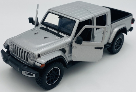 Jeep GLADIATOR Overland 2021 1:27 Motormax 79365 srebrny Jeep GLADIATOR Overland 2021 1:27 Motormax 79365 srebrny