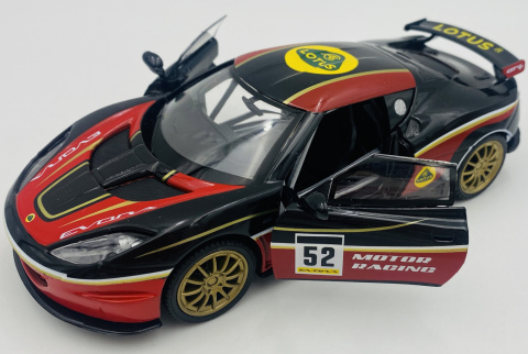LOTUS Evora S #52 GT Racing 1:24 Motormax 73795 LOTUS Evora S #52 GT Racing 1:24 Motormax 73795