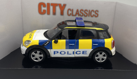 MINI Cooper S Countryman Police Policja model 1:24 Motormax 79751 MINI Cooper S Countryman Police Policja model 1:24 Motormax 79751