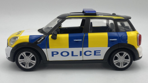 MINI Cooper S Countryman Police Policja model 1:24 Motormax 79751 MINI Cooper S Countryman Police Policja model 1:24 Motormax 79751