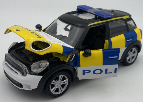 MINI Cooper S Countryman Police Policja model 1:24 Motormax 79751 MINI Cooper S Countryman Police Policja model 1:24 Motormax 79751