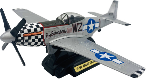 North American P-51 Mustang duży model METAL podstawka Motormax 76370 1:48 North American P-51 Mustang duży model METAL podstawka Motormax 76370 1:48