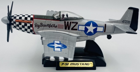 North American P-51 Mustang duży model METAL podstawka Motormax 76370 1:48 North American P-51 Mustang duży model METAL podstawka Motormax 76370 1:48