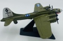 Samolot Boeing B-17 Flying Fortress model podstawka METAL Motormax zielony