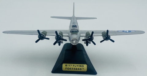 Samolot Boeing B-17 Flying Fortress model podstawka METAL Motormax Samolot Boeing B-17 Flying Fortress model podstawka METAL Motormax