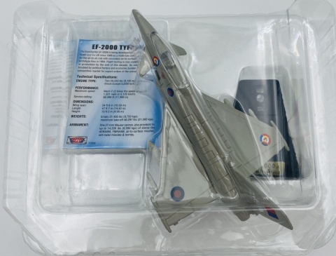 Samolot Eurofighter Typhoon EF-2000 model podstawka METAL Motormax Samolot Eurofighter Typhoon EF-2000 model podstawka METAL Motormax