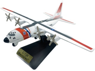 Samolot Lockheed C-130 Hercules model podstawka METAL Motormax WT-RD