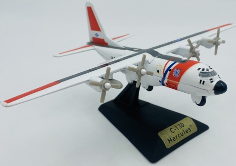 Samolot Lockheed C-130 Hercules model podstawka METAL Motormax WT-RD Samolot Lockheed C-130 Hercules model podstawka METAL Motormax WT-RD