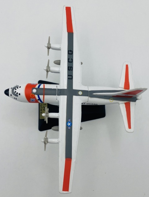 Samolot Lockheed C-130 Hercules model podstawka METAL Motormax WT-RD Samolot Lockheed C-130 Hercules model podstawka METAL Motormax WT-RD